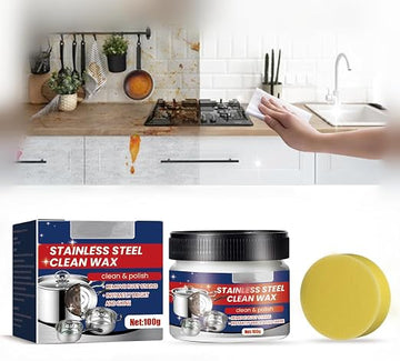 Steel cleaning wax 100gm Each Pack Of 2